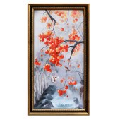 欧式装饰画柿子事事如意现代风格中式风格玄关走廊挂画