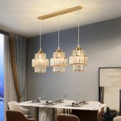 餐厅吊灯现代轻奢楼梯灯创意餐桌灯具