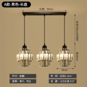 餐厅吊灯现代轻奢楼梯灯创意餐桌灯具