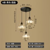 餐厅吊灯现代轻奢楼梯灯创意餐桌灯具