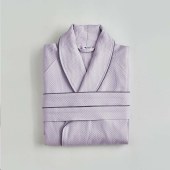 简约纯棉浴袍 男女通用款家居服夏凉浴袍