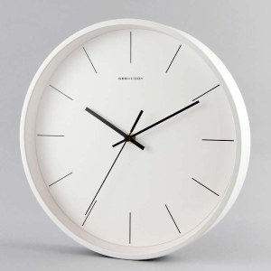 极简约时钟 现代简约客厅电镀静音装饰挂钟