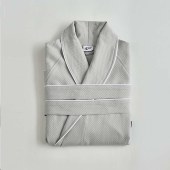 简约纯棉浴袍 男女通用款家居服夏凉浴袍