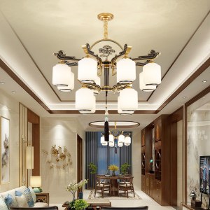 新中式吊灯客厅卧室书房餐厅吊灯禅意中国风灯具