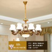 欧式简约吊灯锌合金客厅灯饰