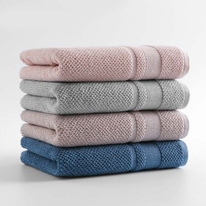 素色纯棉毛巾 抗菌洁面毛巾