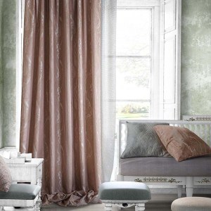 大理纹理高精密提花窗帘 高级感客厅卧室阳台成品窗帘