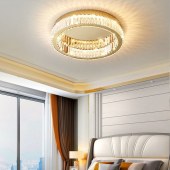 水晶led吸顶灯客厅灯现代轻奢餐厅卧室灯饰