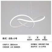 现代极简吊灯个性创意餐厅客厅卧室灯圆环形艺术灯具