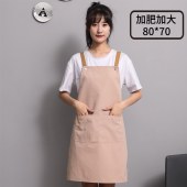 简约帆布围裙 家用厨房烹饪工作服