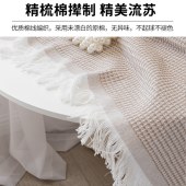 北欧ins风格餐桌布 流苏花边桌布餐厅软装布艺
