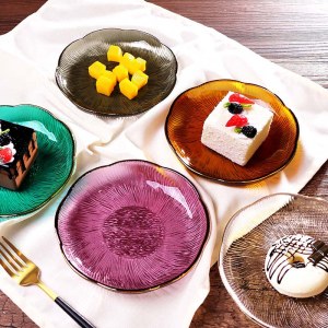 现代客厅水果盘 透明玻璃碗盘