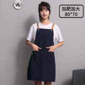 简约帆布围裙 家用厨房烹饪工作服
