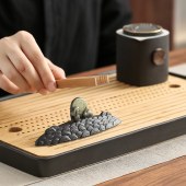 中式干泡茶具套装 家用简约茶杯茶叶罐套组功夫茶具