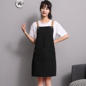 简约帆布围裙 家用厨房烹饪工作服
