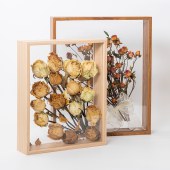 北欧风格干花标本框 中空diy挂墙立体相框裱画框收纳装花的花框摆台