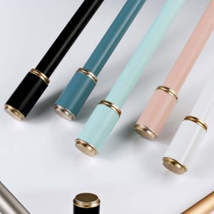 轻奢加厚铝合金窗帘杆罗马杆