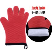 厨房隔热手套 家用防汤硅胶手套