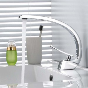 卫浴创意全铜面盆冷热水龙头 浴室台盆洗脸洗手盆龙头