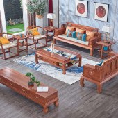 刺猬紫檀中式红木沙发 中式古典简约客厅沙发套件