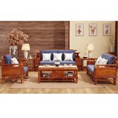 刺猬紫檀新中式红木沙发 新中式简约客厅沙发套件