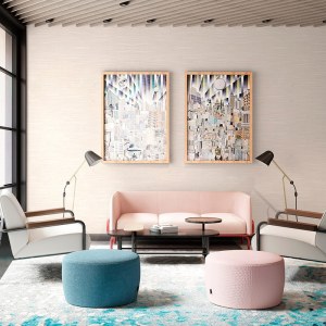 高档苎麻墙布  定高3米纯色家装墙布现代简约装饰布艺