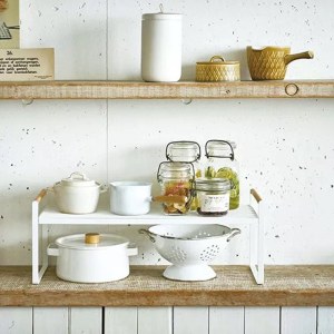 橱柜分层收纳整理架 厨房置物架