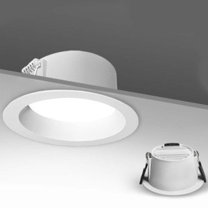 窄边深防眩cob筒灯 嵌入一体式天花灯