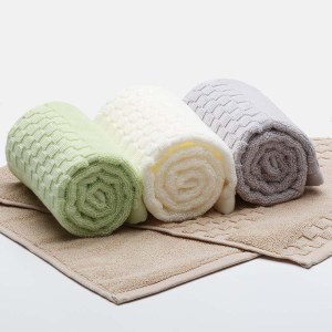 素雅纯棉毛巾 纯色缎档家用毛巾
