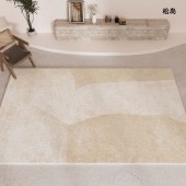 纯色简约仿羊绒地毯 客厅卧室装饰地毯
