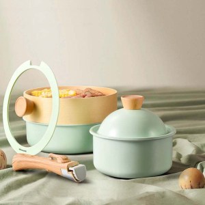 北欧清新汤煲 家用复底加厚汤锅奶锅不粘锅