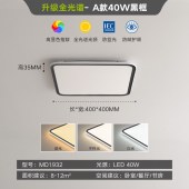全光谱超薄简约吸顶灯 现代简约LED护眼照明灯升级款
