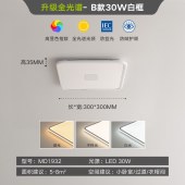 全光谱超薄简约吸顶灯 现代简约LED护眼照明灯升级款