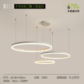 现代简约圆环吊灯 客厅餐厅简约灯饰