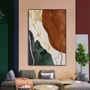 现代装饰画抽象画 大幅客厅落地画装饰挂画
