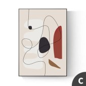 北欧风格抽象装饰画 北欧客厅玄关装饰画落地画挂画