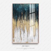 轻奢装饰画 晶瓷抽象几何装饰画北欧挂画