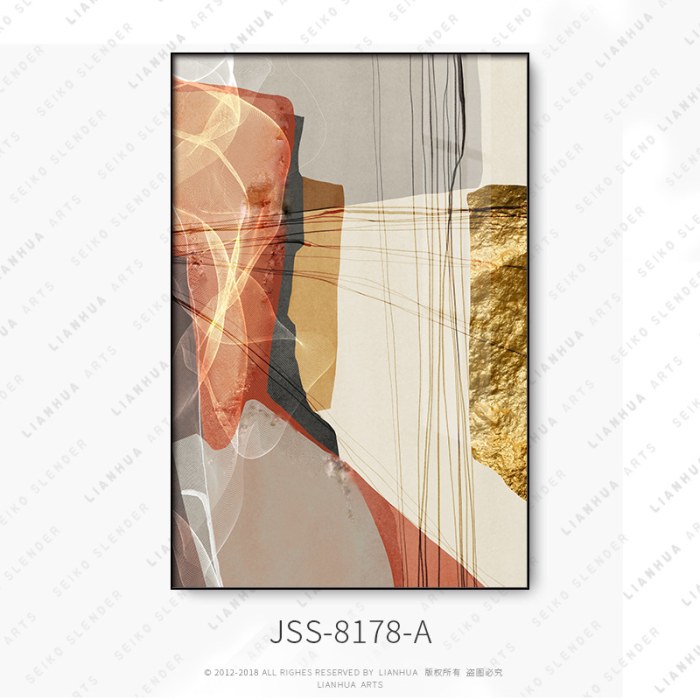 现代装饰画抽象画大幅客厅落地画装饰挂画,装饰画,安客利商城