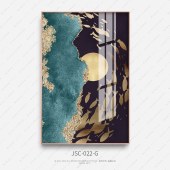 轻奢装饰画 晶瓷抽象几何装饰画北欧挂画