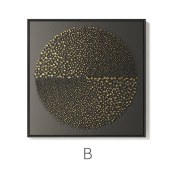 现代装饰金箔画 北欧客厅玄关装饰挂画