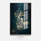 轻奢装饰画 晶瓷抽象几何装饰画北欧挂画