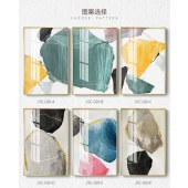 轻奢装饰画 晶瓷抽象几何装饰画北欧挂画