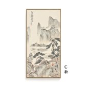 中国风山水风景画 高山流水中式装饰画