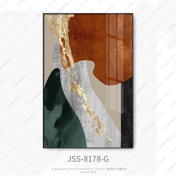 现代装饰画抽象画大幅客厅落地画装饰挂画,装饰画,安客利商城