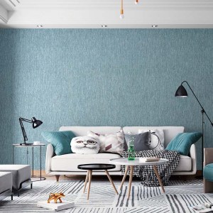 素色简约新中麻墙布 现代装饰墙布