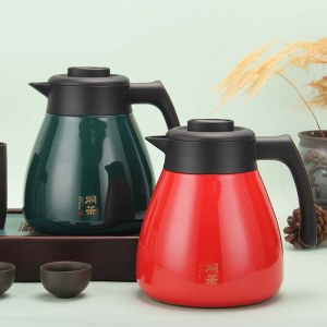 真空闷茶壶内外304不锈钢保温茶壶