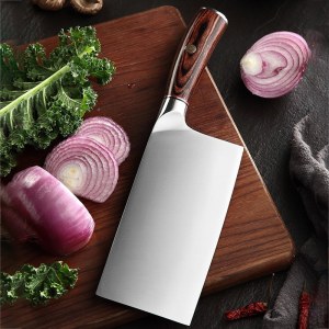 德国不锈钢锻打厨刀 家用切片刀斩骨刀