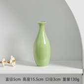 圆直瓶陶瓷花瓶家居装饰创意摆件小花器