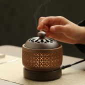 电子香薰炉定时调温加热电薰炉香粉香精香炉