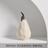 苹果雪梨陶瓷摆件现代简约家居装饰品